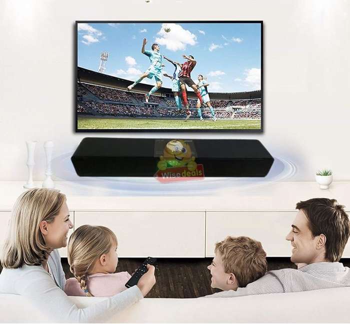 Wireless Bluetooth Sound bar, Filling Stereo Sound 1800mAh Rechargeable Battery
