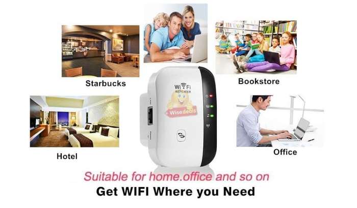 300Mbps WIFI Repeater, Extend the Range of your WIFI Network in Minutes