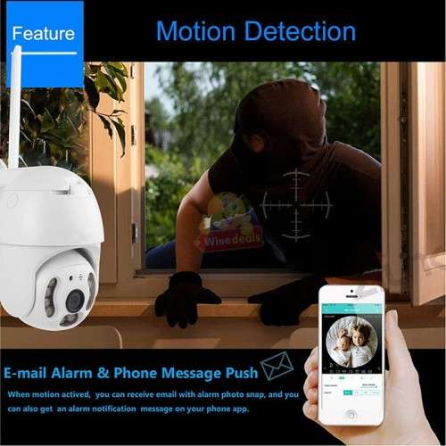 Waterproof outdoor WIFI IP Camera with V380 PRO App