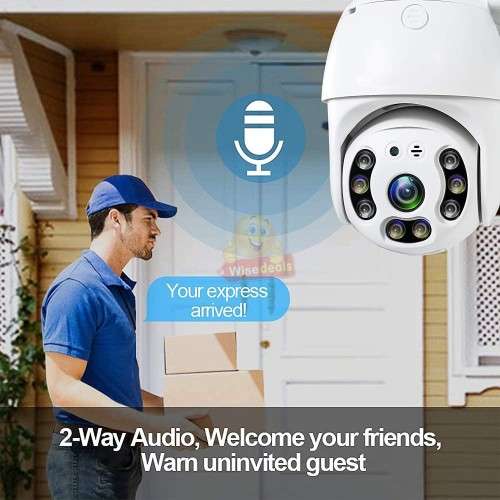 Waterproof outdoor WIFI IP Camera with V380 PRO App