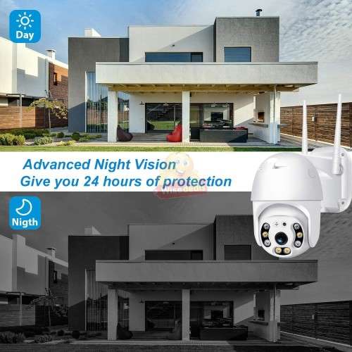Waterproof outdoor WIFI IP Camera with V380 PRO App
