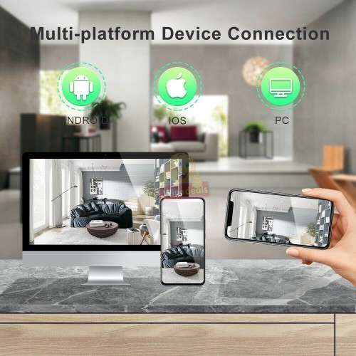 Waterproof outdoor WIFI IP Camera with V380 PRO App