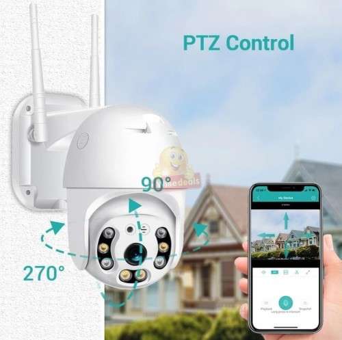 Waterproof outdoor WIFI IP Camera with V380 PRO App