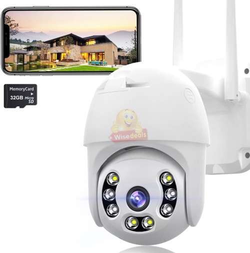Waterproof outdoor WIFI IP Camera with V380 PRO App