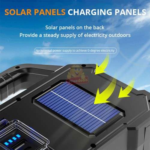 SOLAR and USB Portable Waterproof Search Light