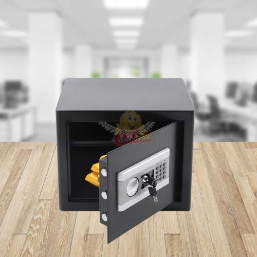Digital locking Safe with Keys - Durable and Strong Stainless Steel