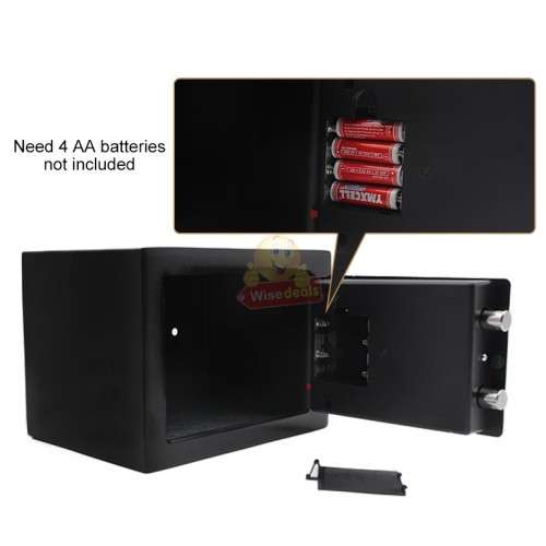 Digital locking Safe with Keys - Durable and Strong Stainless Steel