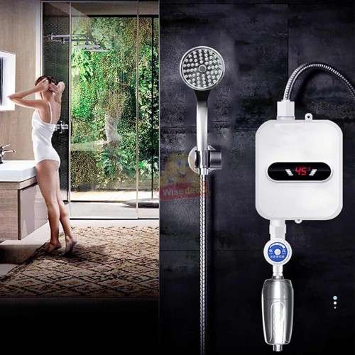 Tankless Electric Instant Hot Water Heating Shower Faucet