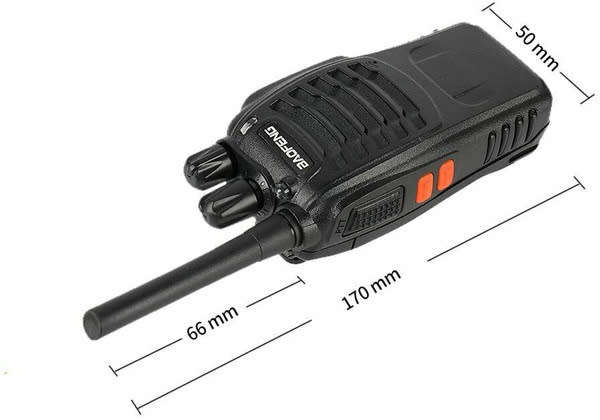 2 X Handheld Hand Radio Set with 16 Channels and lots of Accessories