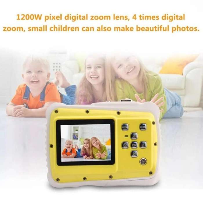 2` Digital Camera for Kids, 12 MP, 8 X Digital Zoom, Take Photos, Make Videos, Support SD Card