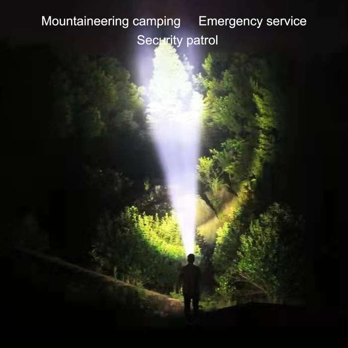 Super Bright 7 LED Rechargeable Flashlight, 20W Power and Waterproof - START AT R1 ONLY
