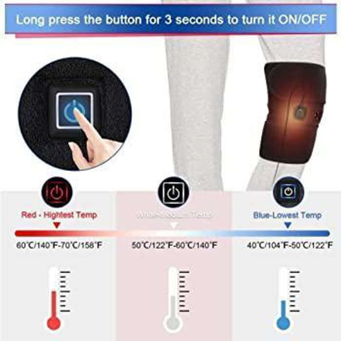 Heated Knee Brace, Relives Knee pain, Arthritis and other Pain on Other Body Parts