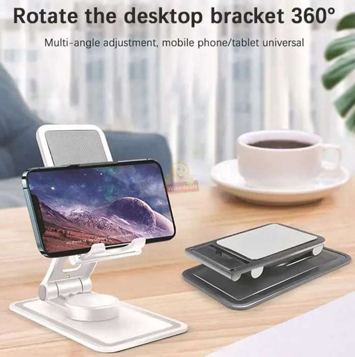 360° Rotating Mobile Phone and Tablet Desktop Stand
