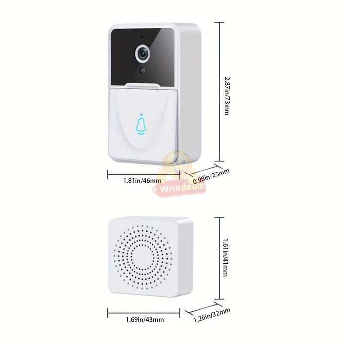 Wireless WIFI Video Door Intercom System with Two-Way Talk, Video, Photos, Night Vision etc