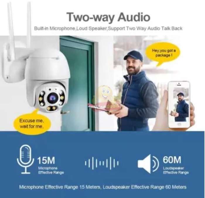 5K Waterproof Night and Day PTZ WIFI IP Camera