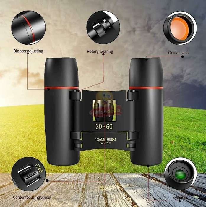 30 X 60 Day & Night Vision Binocular Telescope with Carry Bag