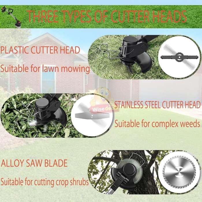 36V Rechargeable Wireless Lawn Mower and Grass Cutter, 2 X 36V Lithium Batteries - START R1 ONLY