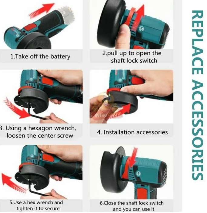 Rechargeable Angle Grinder Kit
