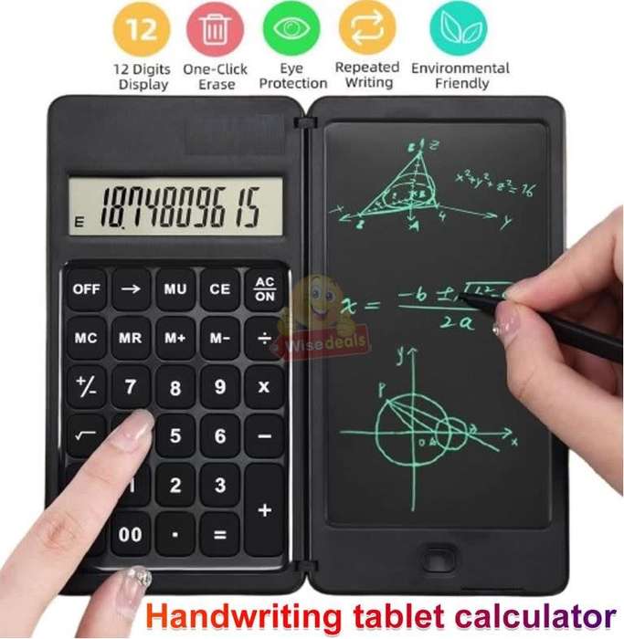 LCD Tablet Calculator, One-key Clear, Digital High-definition Display