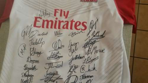2017 Lions Rugby Jersey Signed