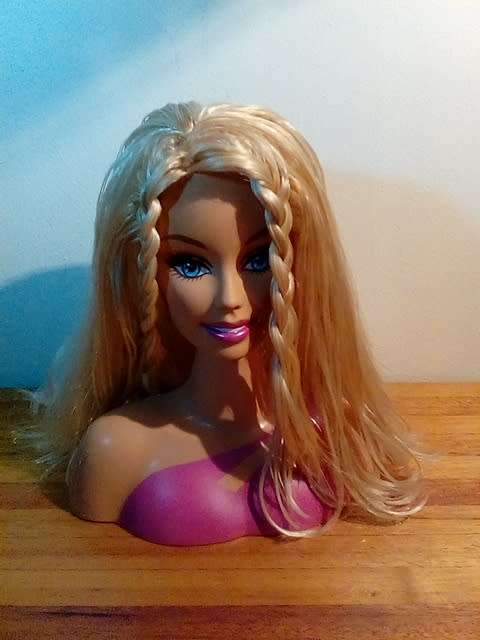 Beautiful 1998 Mattel Barbie Head Display