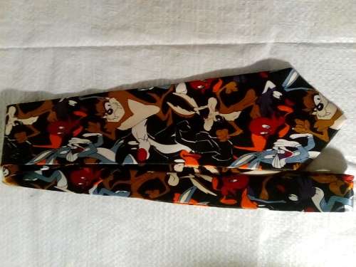 Mercedes Hand Made High Fashion Looney Tunes Tie