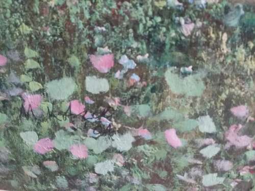 Large Oil Painting - Hidden Castel - Signed by Artist