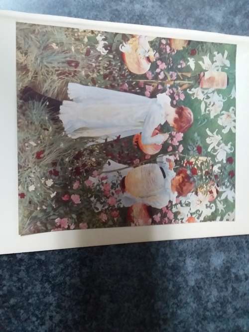 Carnation, Lily, Lily, Rose - John Sargent 1856 - 1925 Plate