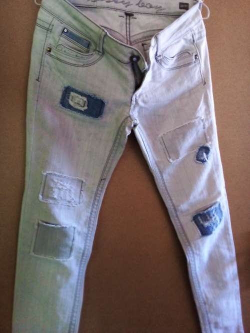Ladies Grey Skinny Sissy Boy Jean