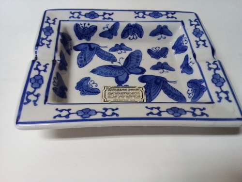 Solid Ming Blue Ashtray