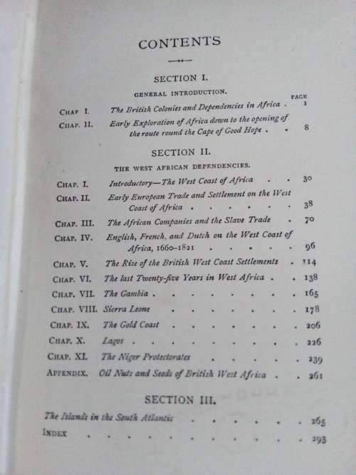 1900? Historical Geography of the British Colonies