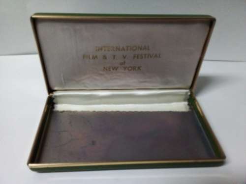 Vintage Metal Tin Sponsored by International Film and TV Festival