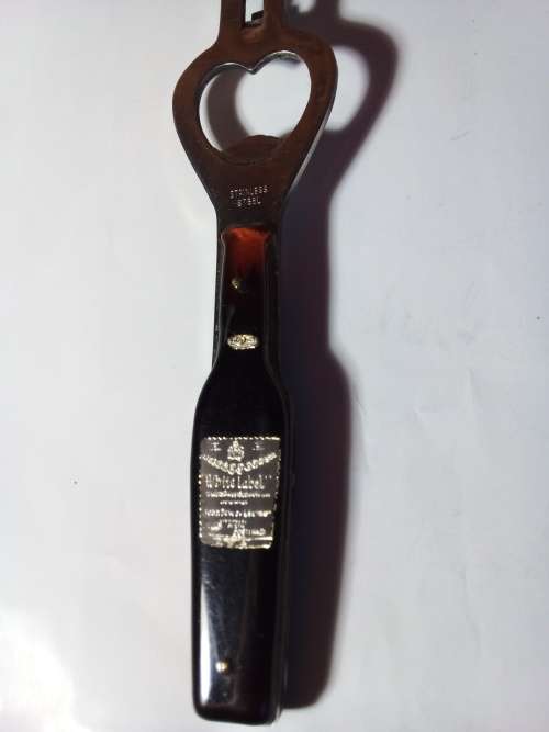 Vintage White Label Bottle Cap Opener