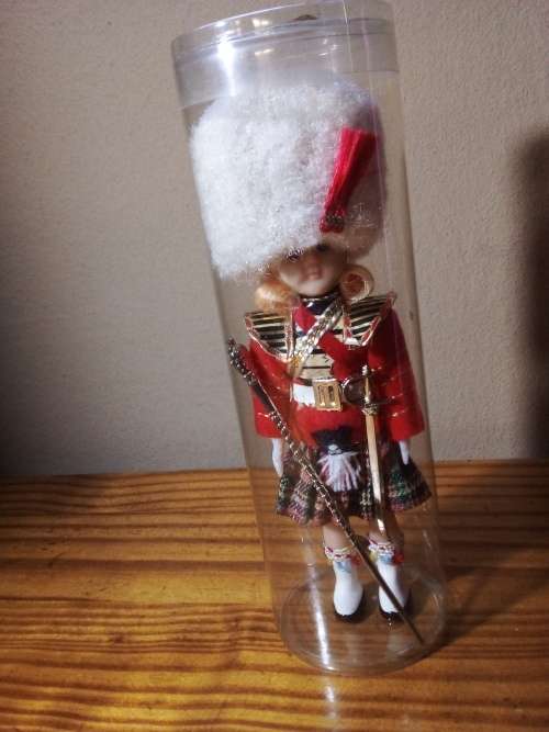 Small Royal Guard Plastic Doll