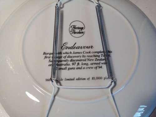 Limited Edition Heritage Plate `Endeavour`