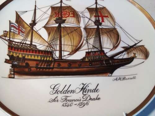 Limited Edition Heritage Plate `Golden Hinde`