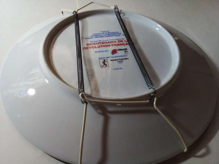 French Limoges Commemorative Plate