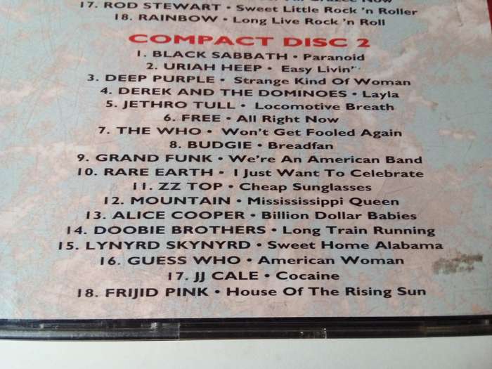 No 1 70`s Rock Collection  - Disc 1 Missing Only Disc 2