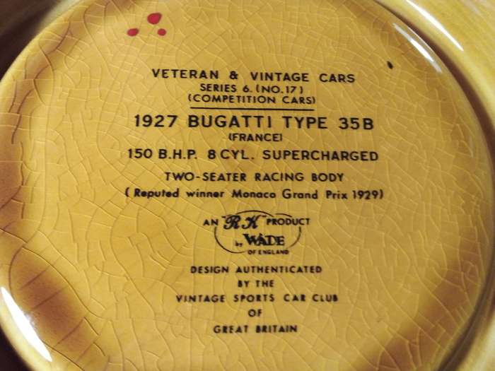 Wade Veteran & Vintage Car Series 6 (No 17) Ashtray (SP034)