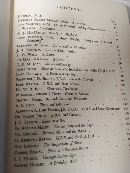 1946 G.B.S 90 Aspects of Bernard Shaw`s Life and Work (SP253)