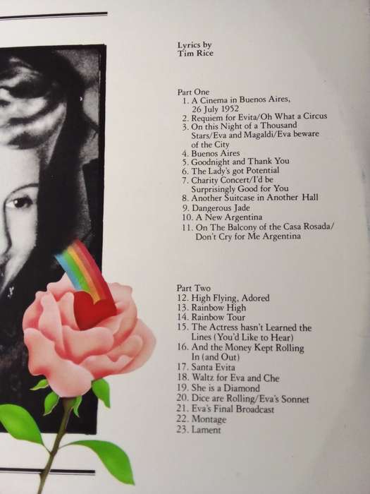 1976 Evita 2 LP Set (SP255)