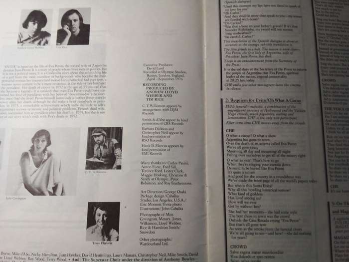 1976 Evita 2 LP Set (SP255)