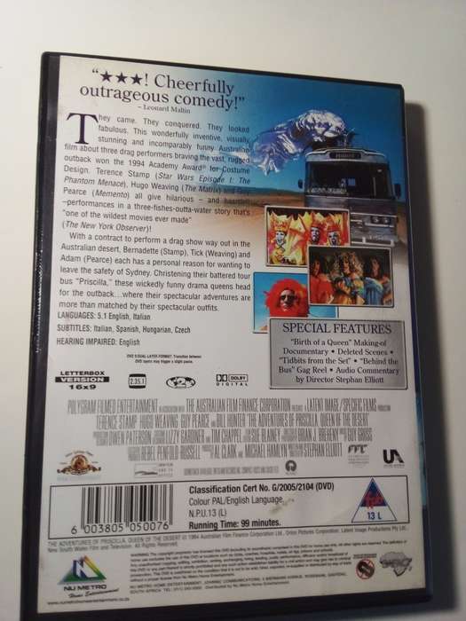 Priscilla Queen of the Desert DVD Movie