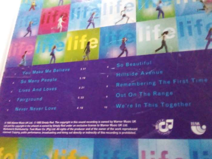 Simply Red Music CD (D72)