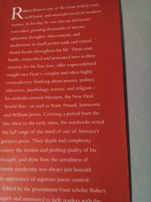 The Notebooks of Robert Frost