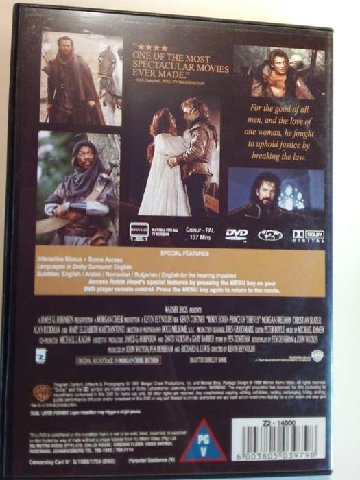Robin Hood DVD Movie