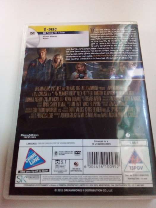 I Am Number Four DVD Movie