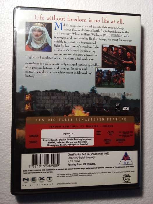 Braveheart DVD Movie