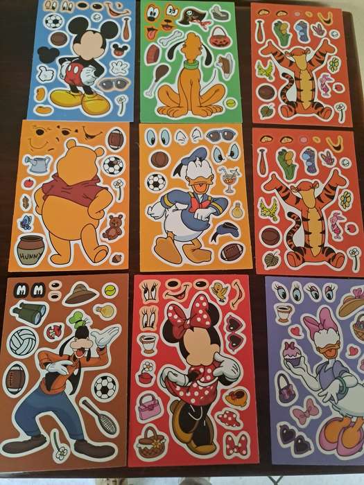 Stickers Mickey and Friends 9 sets per pack