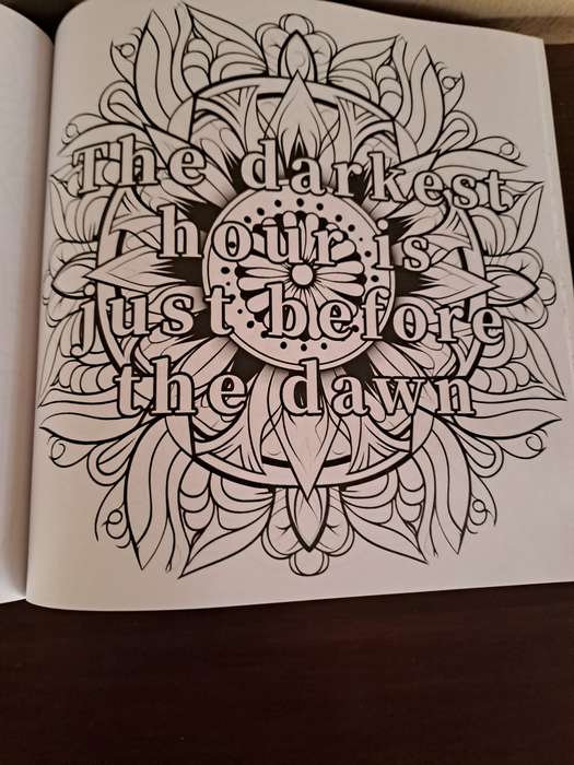 Colouring Book Inspirational Quotes